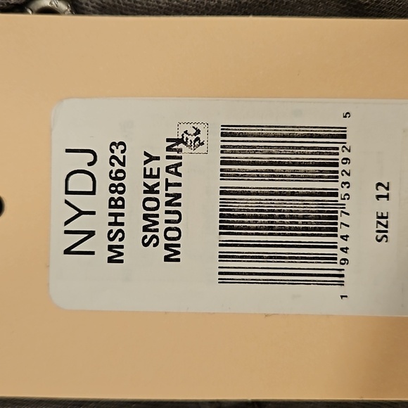 💕NYDJ💕 Ava High Waist Flare Jeans ~ Smokey Mountain Gray 12 NWT - Picture 12 of 16